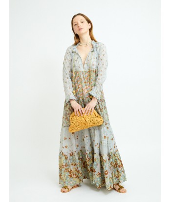 ROBE MAXI HIPPYDRESS VIOLA STONE du meilleur 