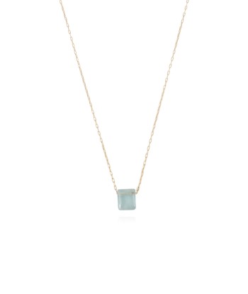 COLLIER CHICLET AQUAMARINE JUSQU'A -70%! 