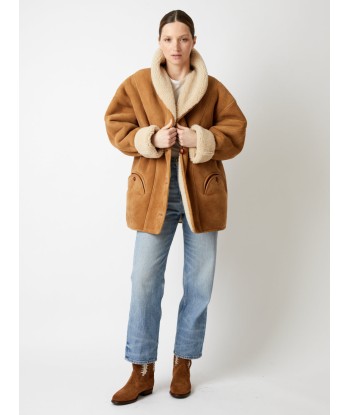 MANTEAU TATOOSH SHEARLING CAMEL commande en ligne