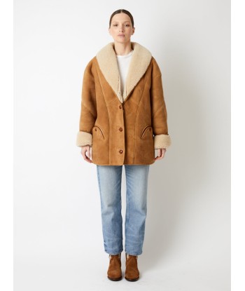 MANTEAU TATOOSH SHEARLING CAMEL commande en ligne