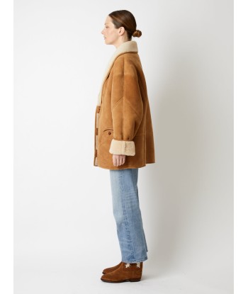 MANTEAU TATOOSH SHEARLING CAMEL commande en ligne