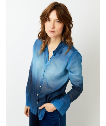 CHEMISE EN VOILE DENIM DÉGRADÉE Comparez plus de prix