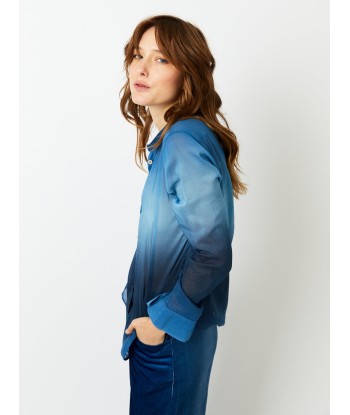 CHEMISE EN VOILE DENIM DÉGRADÉE Comparez plus de prix