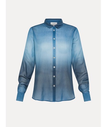 CHEMISE EN VOILE DENIM DÉGRADÉE Comparez plus de prix