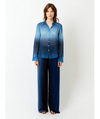 CHEMISE EN VOILE DENIM DÉGRADÉE Comparez plus de prix