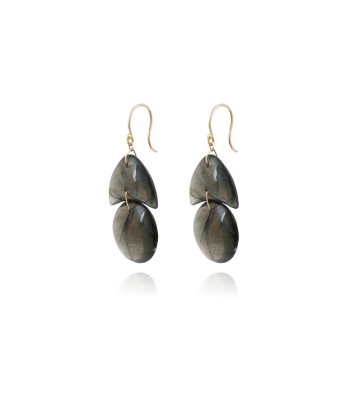 BOUCLES D'OREILLES PETIT ARBRE EN LABRADORITE acheter