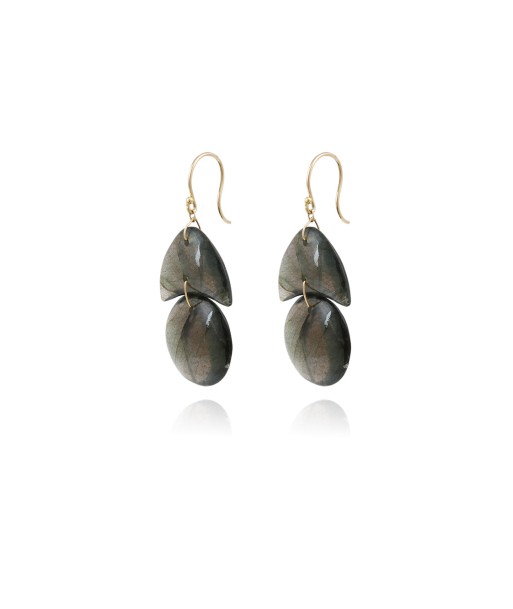 BOUCLES D'OREILLES PETIT ARBRE EN LABRADORITE acheter