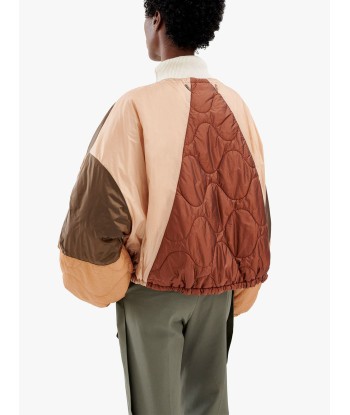 BOMBER PATCHWORK PARACHUTE MOCHA BROWN Véritable concentré