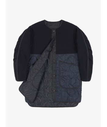 VESTE WOOL QUILT NAVY en ligne des produits 