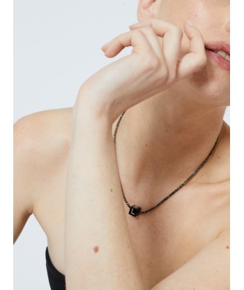 COLLIER CUBIX LOVE ONYX ET PERLES DE DIAMANT NOIR acheter