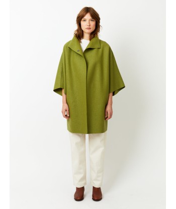 MANTEAU KIMONO PRESSED WOOL PERIDOT pour bénéficier 