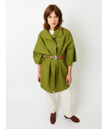 MANTEAU KIMONO PRESSED WOOL PERIDOT pour bénéficier 