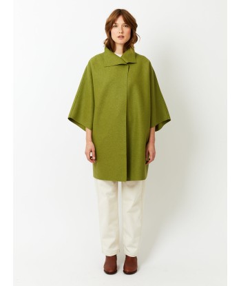 MANTEAU KIMONO PRESSED WOOL PERIDOT pour bénéficier 