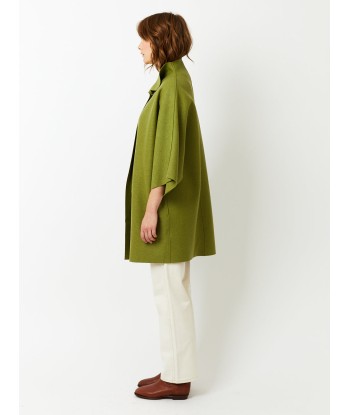 MANTEAU KIMONO PRESSED WOOL PERIDOT pour bénéficier 