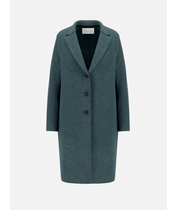 MANTEAU OVERCOAT BOILED WOOL PINE MELANGE Par le système avancé 