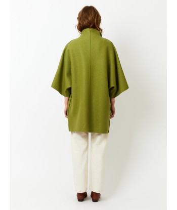 MANTEAU KIMONO PRESSED WOOL PERIDOT pour bénéficier 