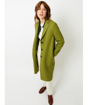 MANTEAU OVERCOAT PRESSED WOOL PERIDOT de l' environnement