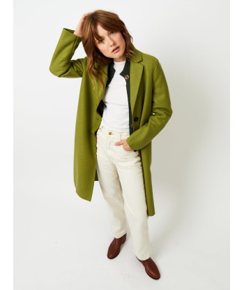 MANTEAU OVERCOAT PRESSED WOOL PERIDOT de l' environnement