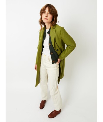 MANTEAU OVERCOAT PRESSED WOOL PERIDOT de l' environnement