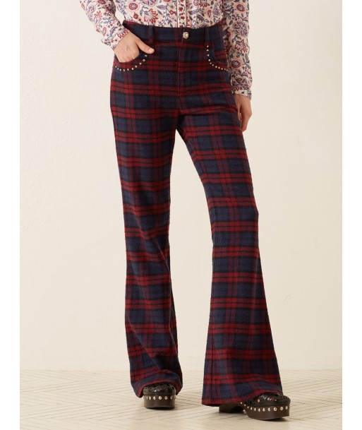 PANTALON BUNNY BERRY PLAID l'évolution des habitudes 