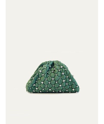 SAC GAME MINI STRASS VERT de pas cher