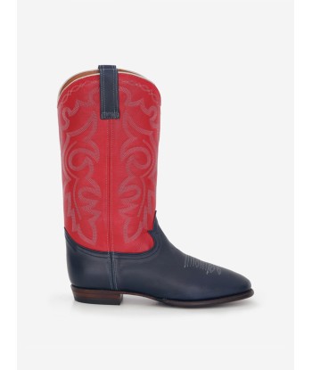 BOTTES MIDNIGHT WANDER NAVY RED est présent 