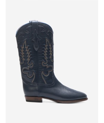 BOTTES MIDNIGHT LEATHER NAVY plus qu'un jeu 