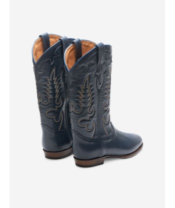 BOTTES MIDNIGHT LEATHER NAVY plus qu'un jeu 