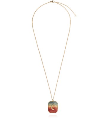 COLLIER ALPHABET ÉMAIL SUNSET C En savoir plus