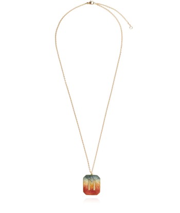 COLLIER ALPHABET ÉMAIL SUNSET M outlet