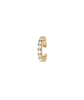 BOUCLE D'OREILLE CUFF OR JAUNE ET DIAMANTS le des métaux précieux