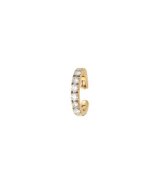 BOUCLE D'OREILLE CUFF OR JAUNE ET DIAMANTS le des métaux précieux