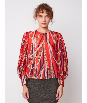 BLOUSE HILL SEVIGNY ROUGE pas cher