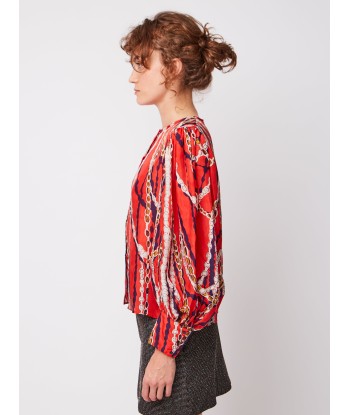 BLOUSE HILL SEVIGNY ROUGE pas cher