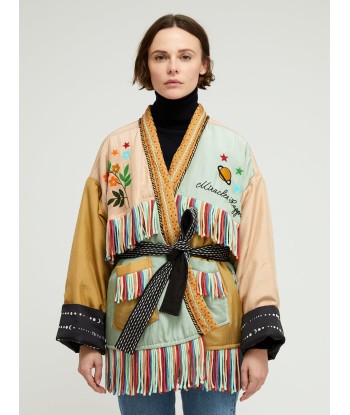 KIMONO RODEO SILK PASTEL de pas cher