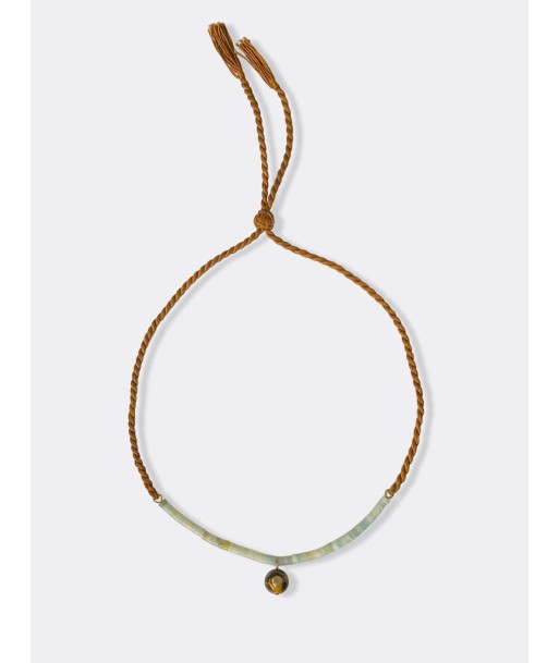 COLLIER AMAZONITE ET PENDENTIF OEIL-DE-TIGRE 2 - 3 jours ouvrés.