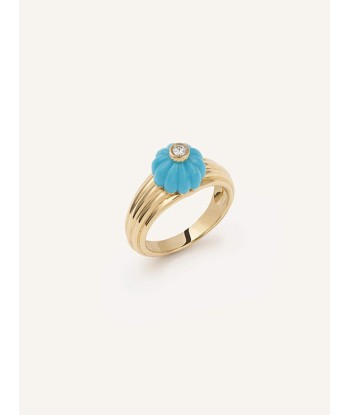 BAGUE GELATO TURQUOISE ET DIAMANT de la marque