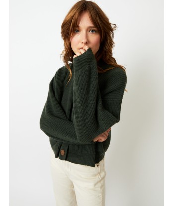 CARDIGAN ROY MILITARY GREEN livraison gratuite