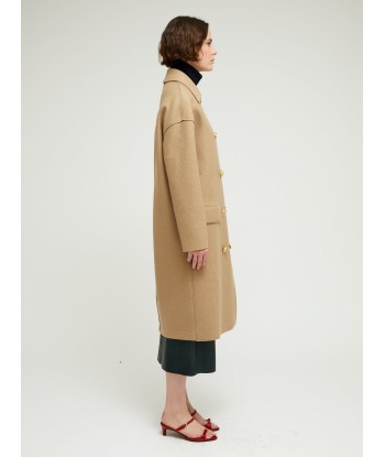 MANTEAU MAC PRESSED WOOL TAN vous aussi creer 