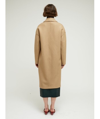 MANTEAU MAC PRESSED WOOL TAN vous aussi creer 