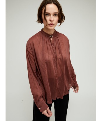 CHEMISE VOILE BOHEMIAN CACAO commande en ligne