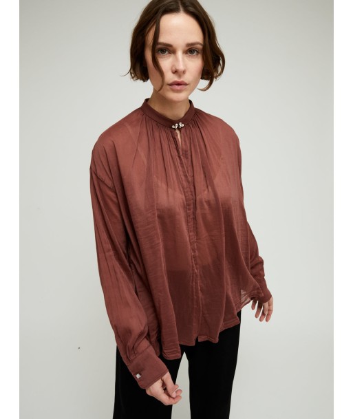 CHEMISE VOILE BOHEMIAN CACAO commande en ligne