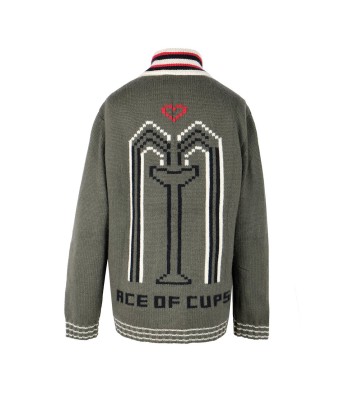 CARDIGAN ACE OF CUP KAKI votre