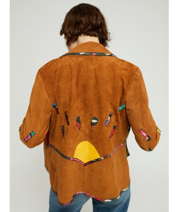 VESTE DYLAN COGNAC pas cher