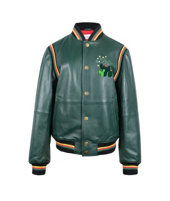 VESTE TEDDY EN CUIR GREEN EPICEA Comparez plus de prix