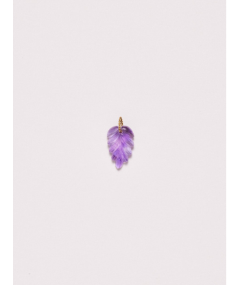 PENDENTIF EFFIE FEUILLE AMETHYSTE online