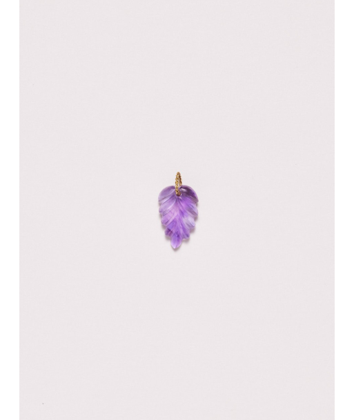 PENDENTIF EFFIE FEUILLE AMETHYSTE online