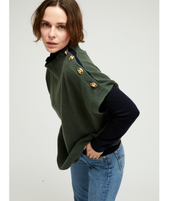 PULL GREGOR MILITARY GREEN français