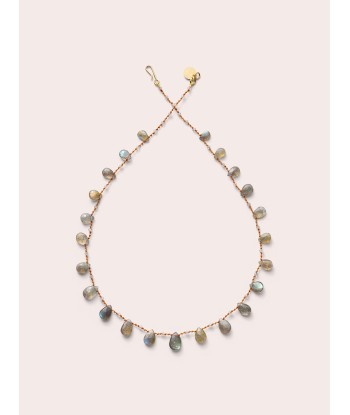 COLLIER ODIN DROPS & BEADS LABRADORITE Faites des économies