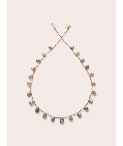 COLLIER ODIN DROPS & BEADS LABRADORITE Faites des économies